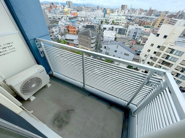 ホープ上新庄のバルコニー