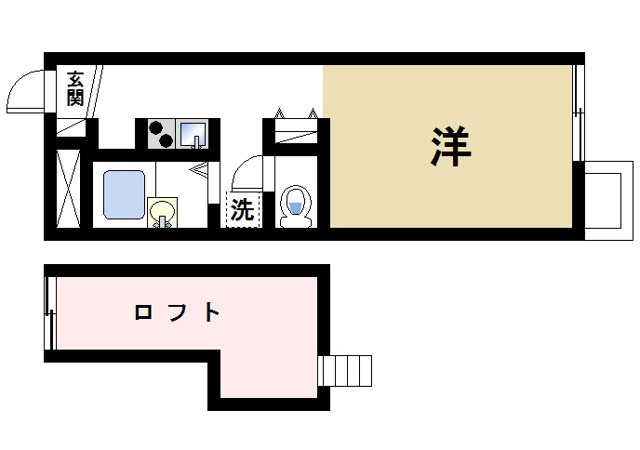 レオパレス大陽参番館の間取り|便利で使いやすい間取りです。