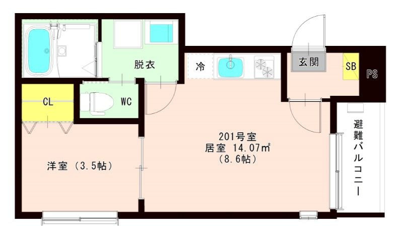 トライアンフハウスKの間取り