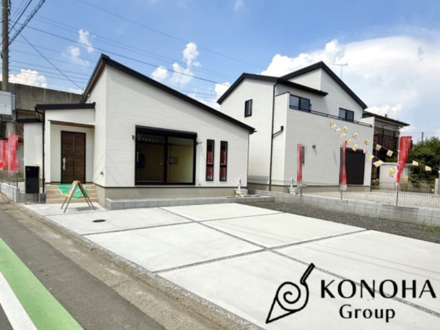 【新築戸建】前橋市南町の外観|■外観（1号棟）｜ここから始まる「日常」はご家族にとってかけがえのない時間となります。少しでも豊かに、快適に。