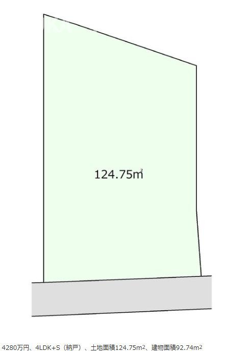 神奈川区斎藤分町新築戸建の区画図