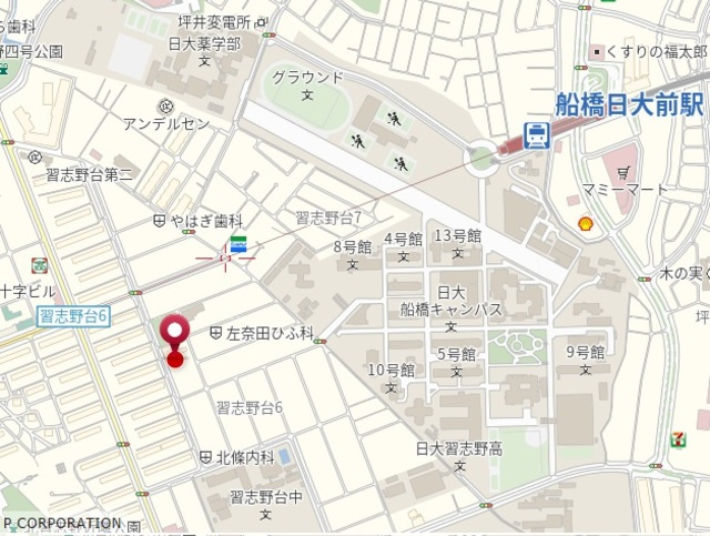 習志野台レジデンスの地図|★案内図★