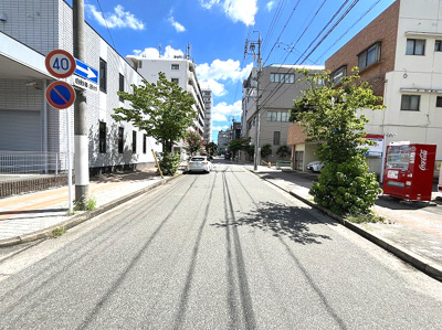 【前面道路含む現地写真】 | 中区金山二丁目　売地 | 前面道路