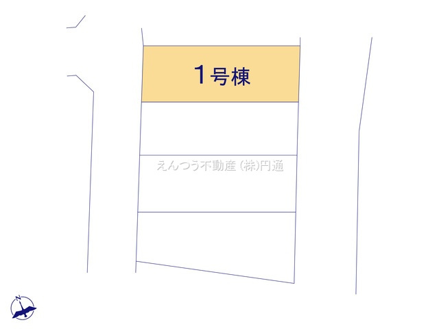 クレイドルガーデン平子が丘 第1の区画図