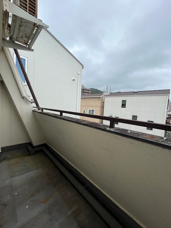 パレスヒラノのバルコニー