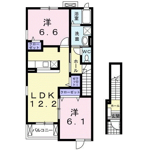 スモール・ファウンテン・パークの間取り|間取図