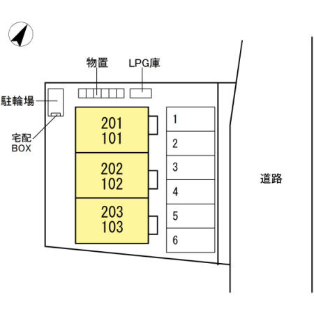 Ｄ－ｒｏｏｍ鳥谷野の区画図