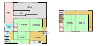 【間取り】 | 気高町浜村中古戸建て