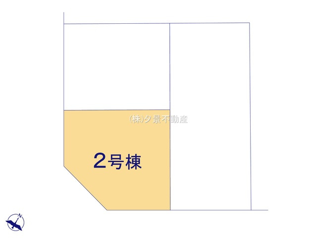 《仲介手数料無料》緑区東浦和４丁目18-13(2号棟)新築一戸建てミラスモの区画図