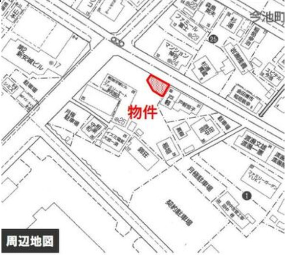 安城市住吉町2丁目貸倉庫の地図