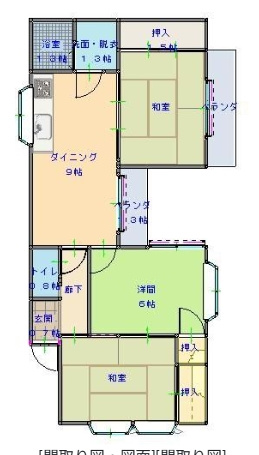 【間取り】 | 松尾コーポ