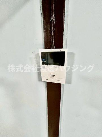 灰塚6丁目テラスハウスのセキュリティ|TVモニターホン新設