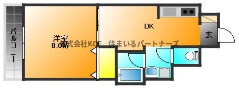 プレジデント御井の間取り