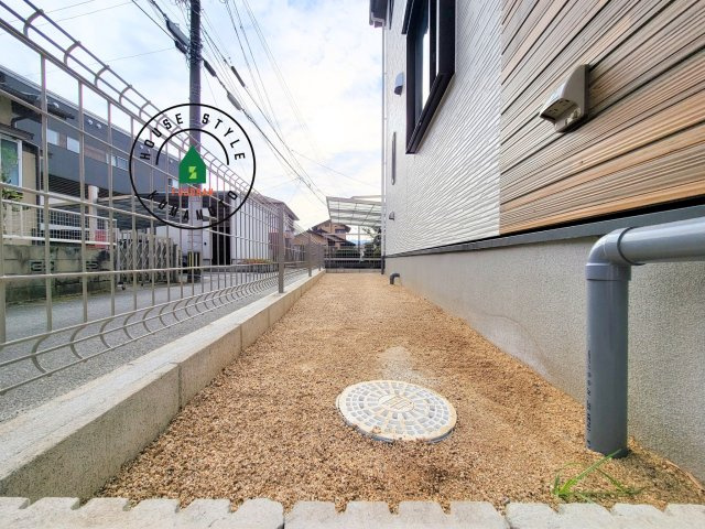 熊本市北区八景水谷1丁目第2-2棟（2号棟）　の庭|お庭で自由な時間を過ごせます。