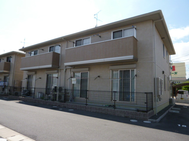 倉敷市連島２丁目のアパートの外観