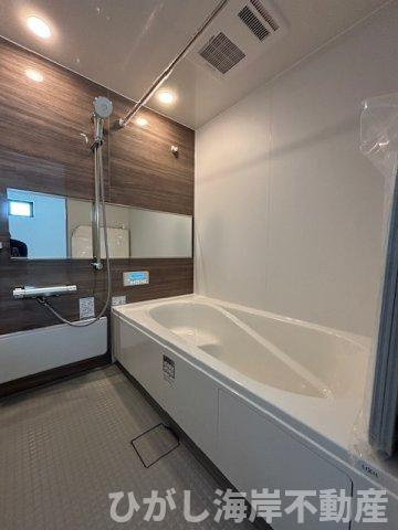 藤沢市片瀬海岸３丁目　新築戸建　全３棟の浴室|1坪タイプ　ユニットバス