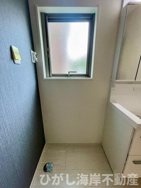 平塚市老松町　新築戸建　のランドリースペース|洗濯機置場