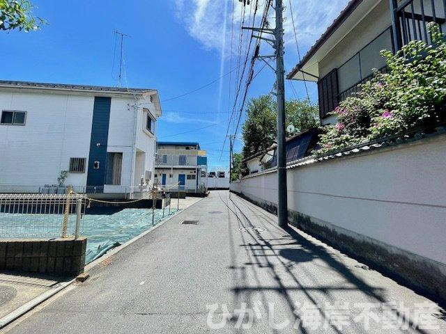 茅ヶ崎市下町屋2丁目　売地の前面道路含む現地写真|現地外観