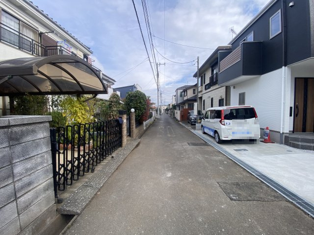 祝　成約済み　八王子市　富士見町　新築戸建て　５期の前面道路含む現地写真|～仲介手数料無料☆八王子ひなた不動産～八王子市富士見町　新築戸建て

