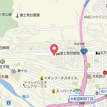祝　成約済み　八王子市　富士見町　新築戸建て　５期の地図|～仲介手数料無料☆八王子ひなた不動産～八王子市富士見町　新築戸建て
