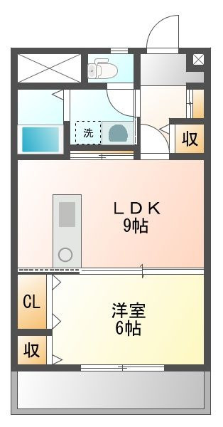 リブハイム土井の間取り