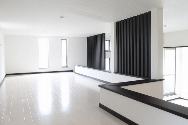 CB和白フランの居間・リビング