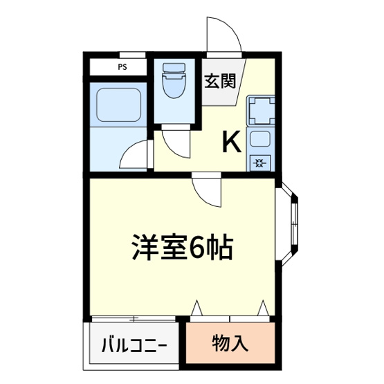 【間取り】 | サンシティー柳川