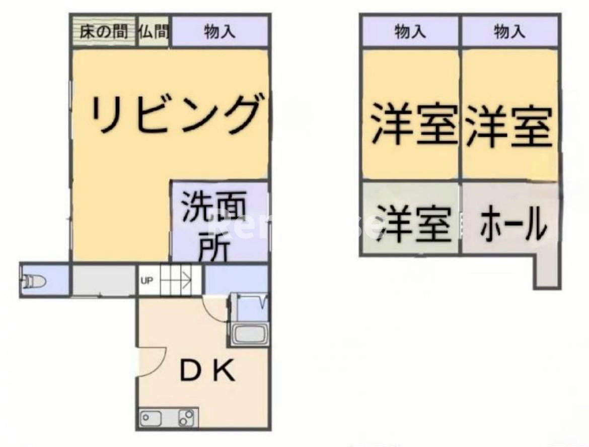 一宮浅野 戸建の間取り