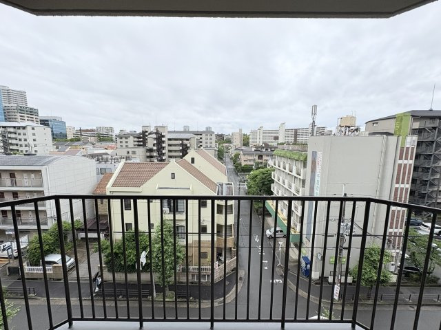 ニューセンバハイツのバルコニー|南側の眺望です