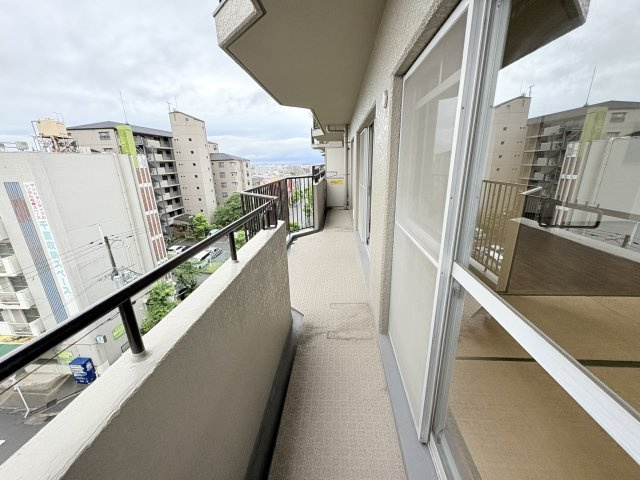 ニューセンバハイツのバルコニー|南に面したバルコニーです