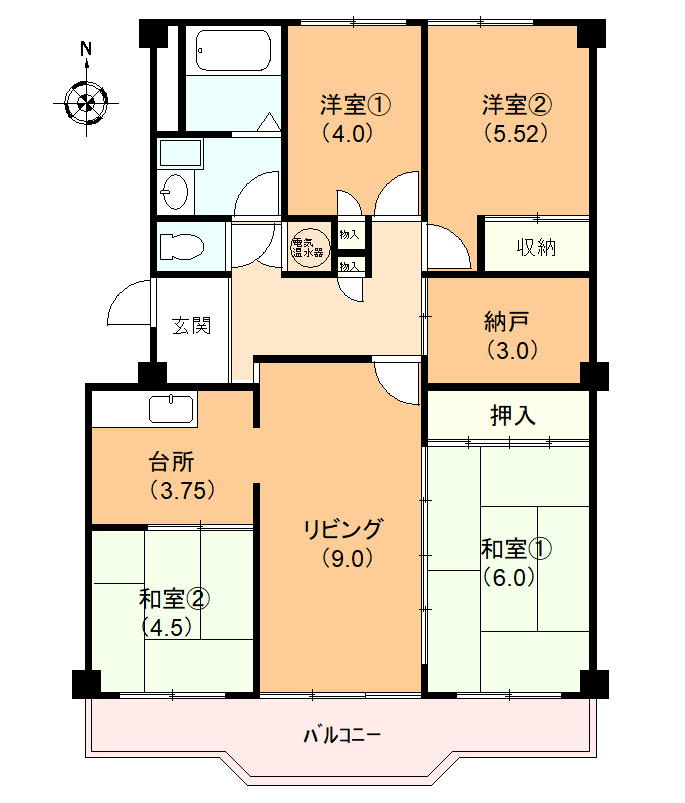ニューセンバハイツの間取り