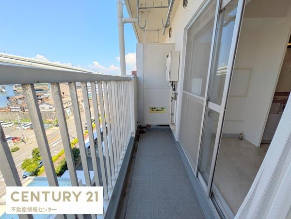 【バルコニー】 | 天保山第五コーポ1号棟 | 北東側バルコニー！
南西・北東の２面バルコニー