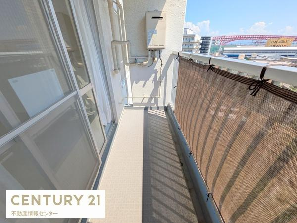 【バルコニー】 | 天保山第五コーポ1号棟 | 南西側バルコニー！
南西・北東の２面バルコニー