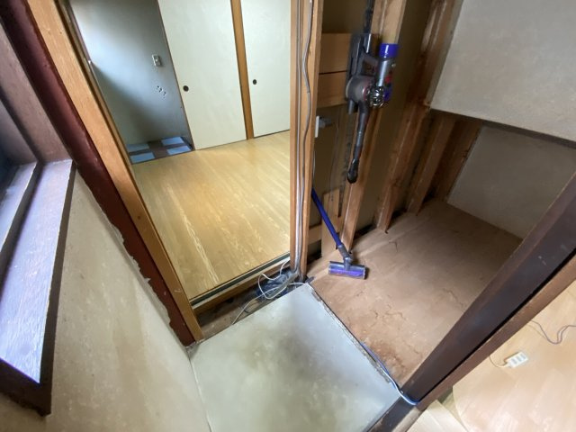 花屋敷荘園テラスハウスの玄関