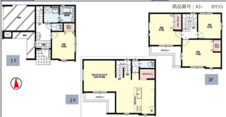 【間取り】 | 【名古屋市北区柳原1丁目1501新築戸建4号棟】✨️仲介手数料無料✨️清水小学校・八王子中学校