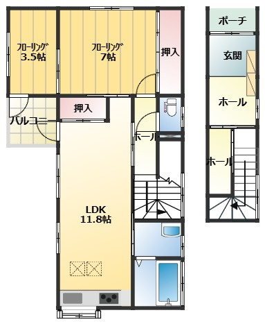 【間取り】 | 中山８貸家