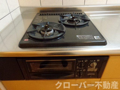 【キッチン】 | フェリス | ２口ガスコンロ