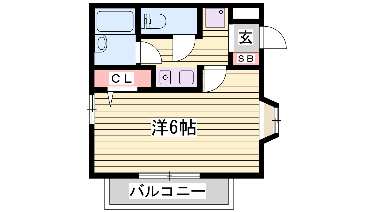 サンウィング神陽の間取り