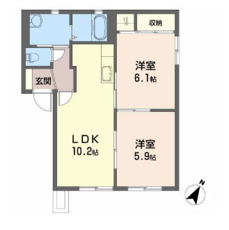 メゾンドブライトン Aの居間・リビング