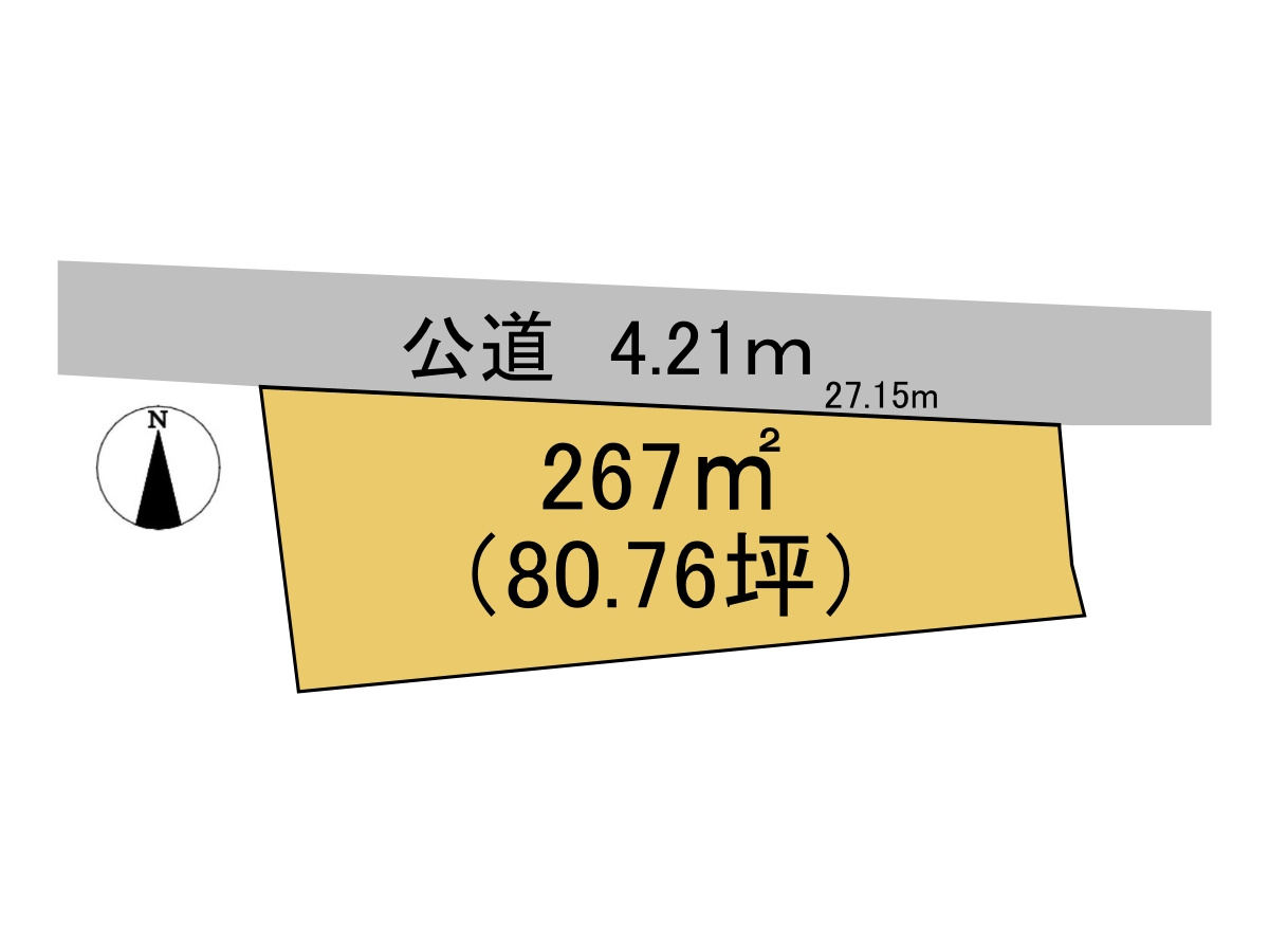 売土地　不破郡垂井町　80.76坪