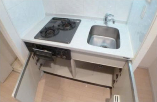 エスライズ京都河原町のキッチン