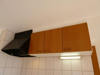 【キッチン】 | クローバーハウスＢ | キッチン上部