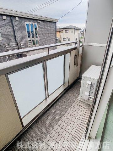 Gloire遠賀野Bのバルコニー