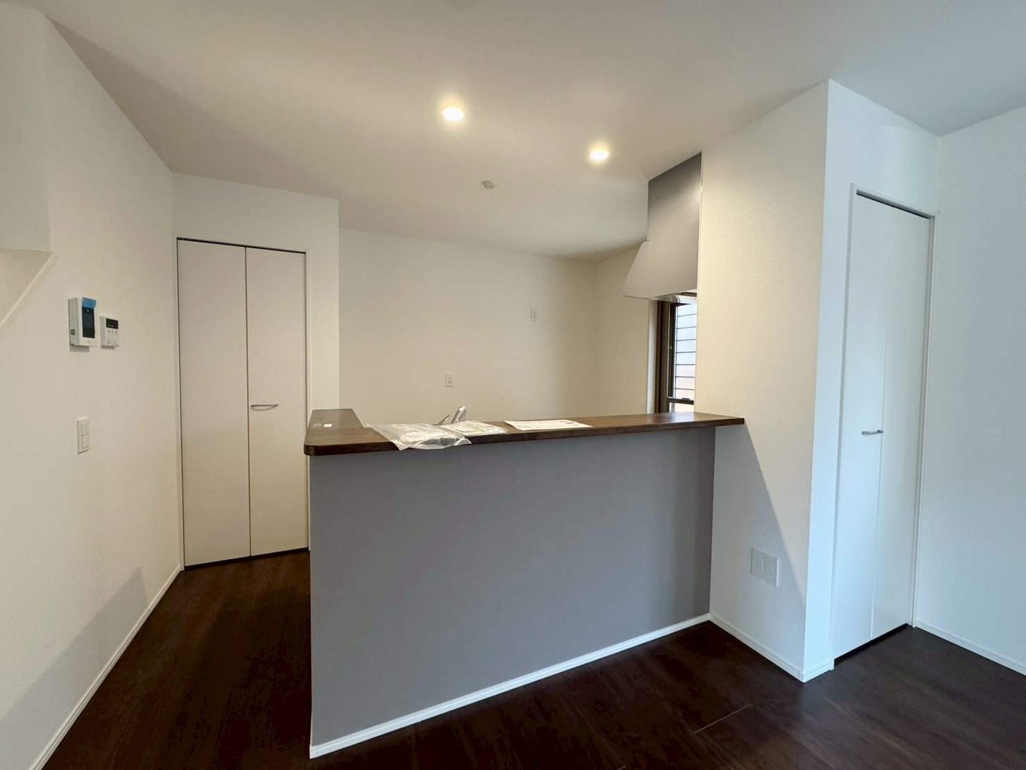 ーBloomーブルームー小倉南区津田新町1丁目2期　【小倉南区　新築戸建て】のキッチン|家族との会話が弾む対面式のシステムキッチン♪【小倉南区　新築戸建て】