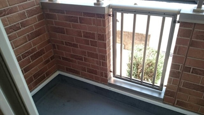 【バルコニー】 | サニー・レジデンス橋本Ⅱ | お洗濯にも便利なバルコニー付き