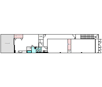 赤坂様店舗の間取り