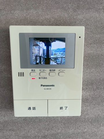 ◆リフォーム済みの美室◆４階東向き４LDK◆JR唐崎駅徒歩１０分◆シャルム大津のセキュリティ|TVモニター付きインターフォン