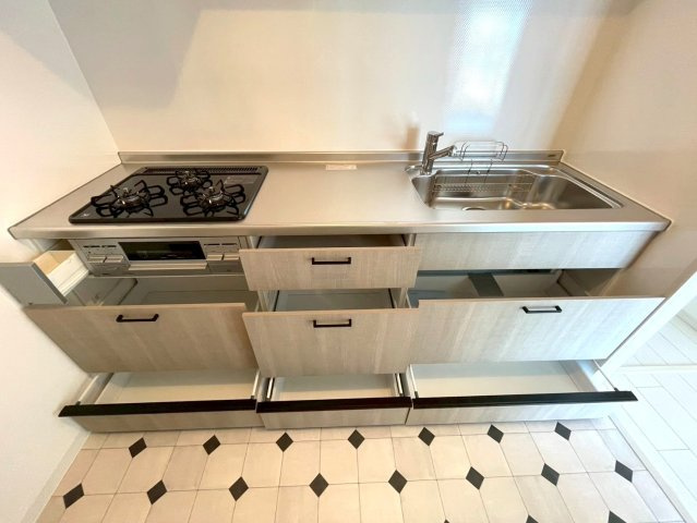 ◆リフォーム済みの美室◆４階東向き４LDK◆JR唐崎駅徒歩１０分◆シャルム大津のキッチン|キッチン