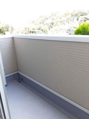 ヌースヴィラのバルコニー