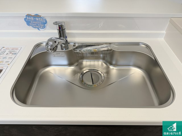 高槻市東五百住町　第7期　新築一戸建ての設備|洗い物も楽にできる、広々シンク！